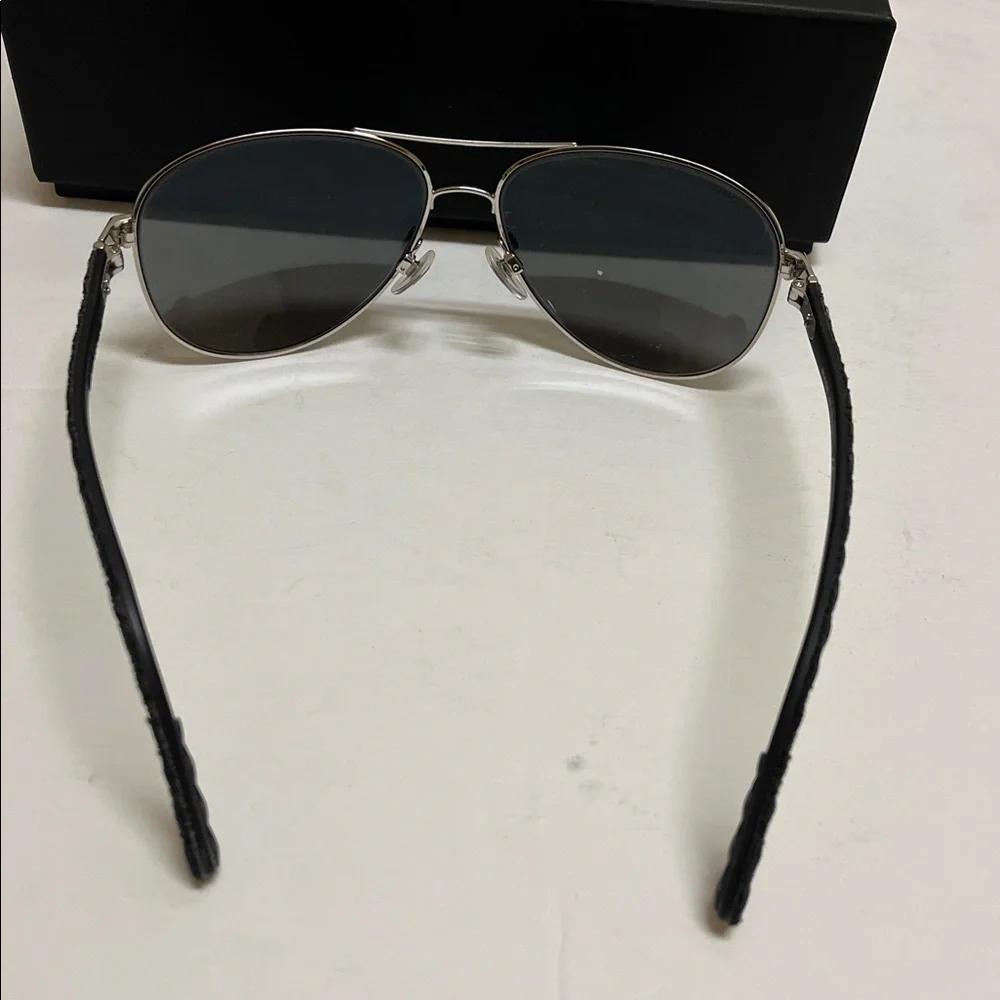 Chanel Metallic Aviator Sunglasses